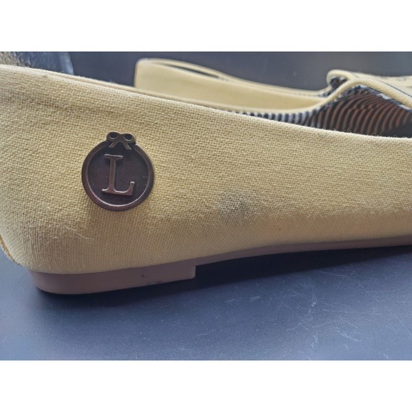 Loly in the Sky Size 7.5 Hello Sunshine Yellow Spring Summer Flats Pre-owned - Picture 6 of 12
